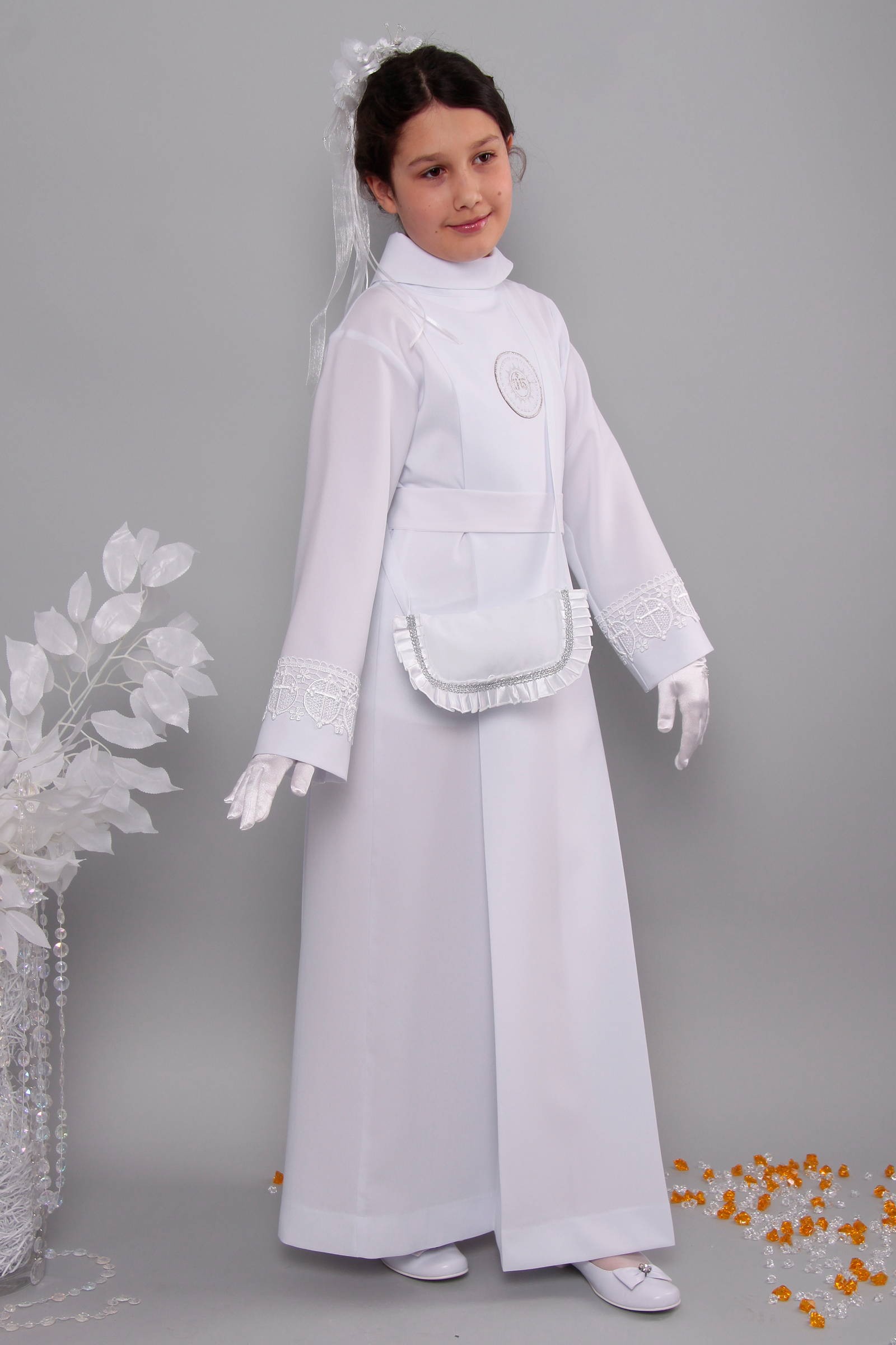 Alba komunijna z gipiurą 16a/K - z kontrafałdą - obraz 3