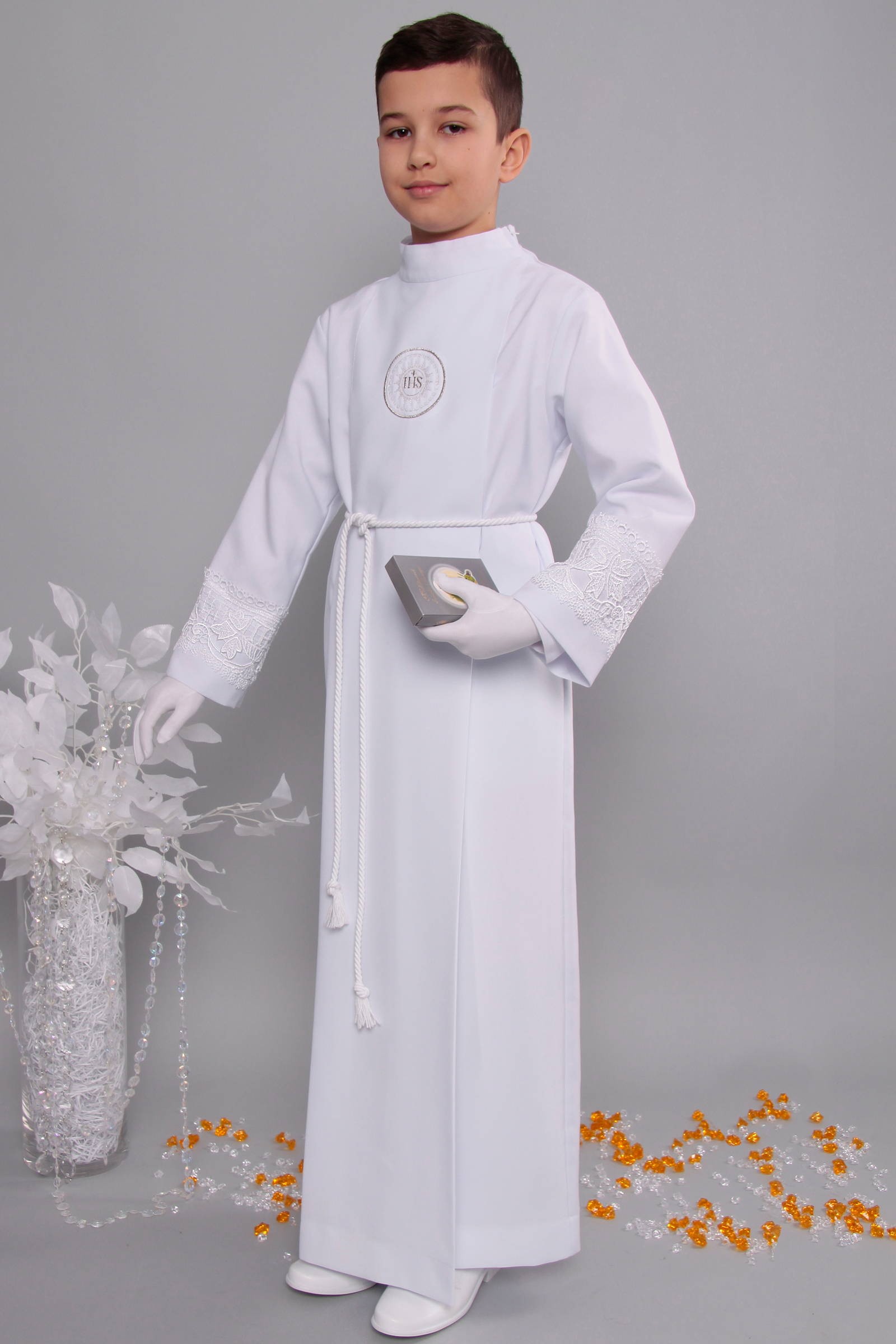 Alba komunijna z gipiurą 11/K - z kontrafałdą - obraz 3