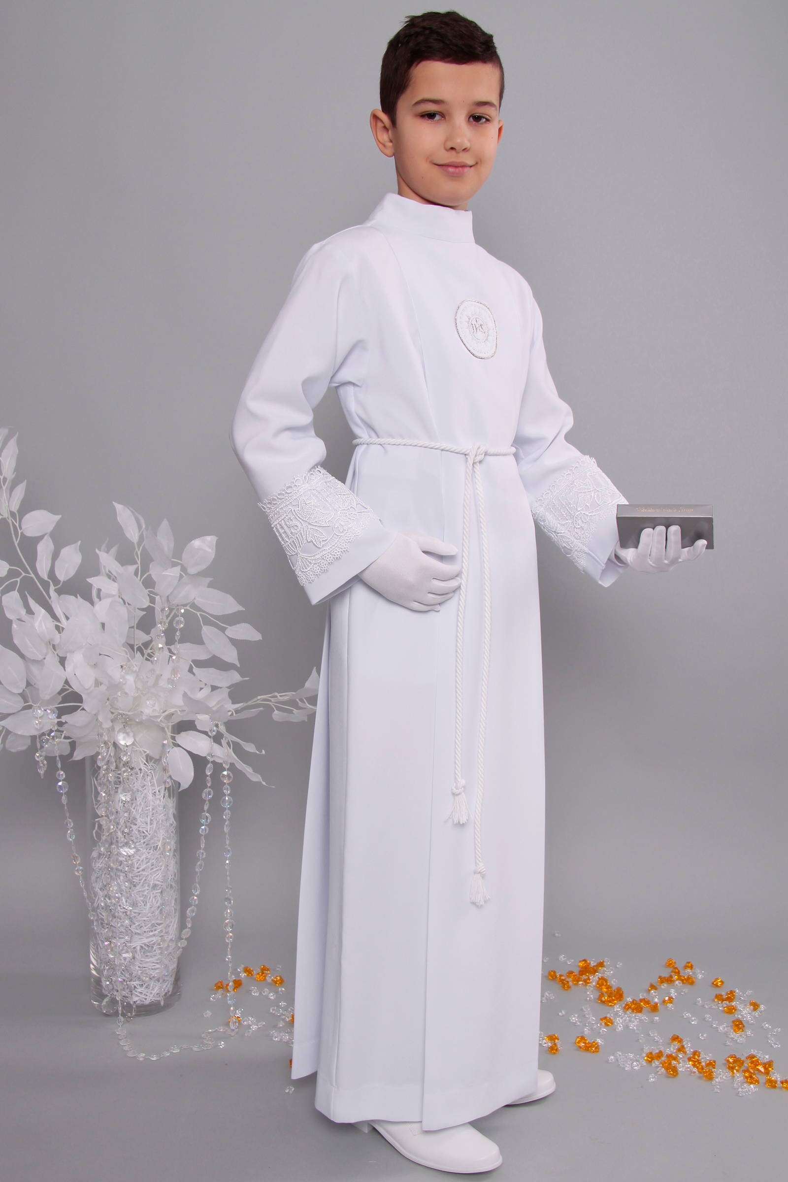 Alba komunijna z gipiurą 11/K - z kontrafałdą - obraz 4