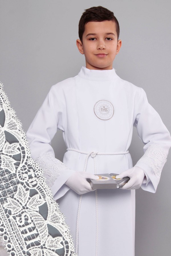 Alba komunijna z gipiurą 11/K - z kontrafałdą