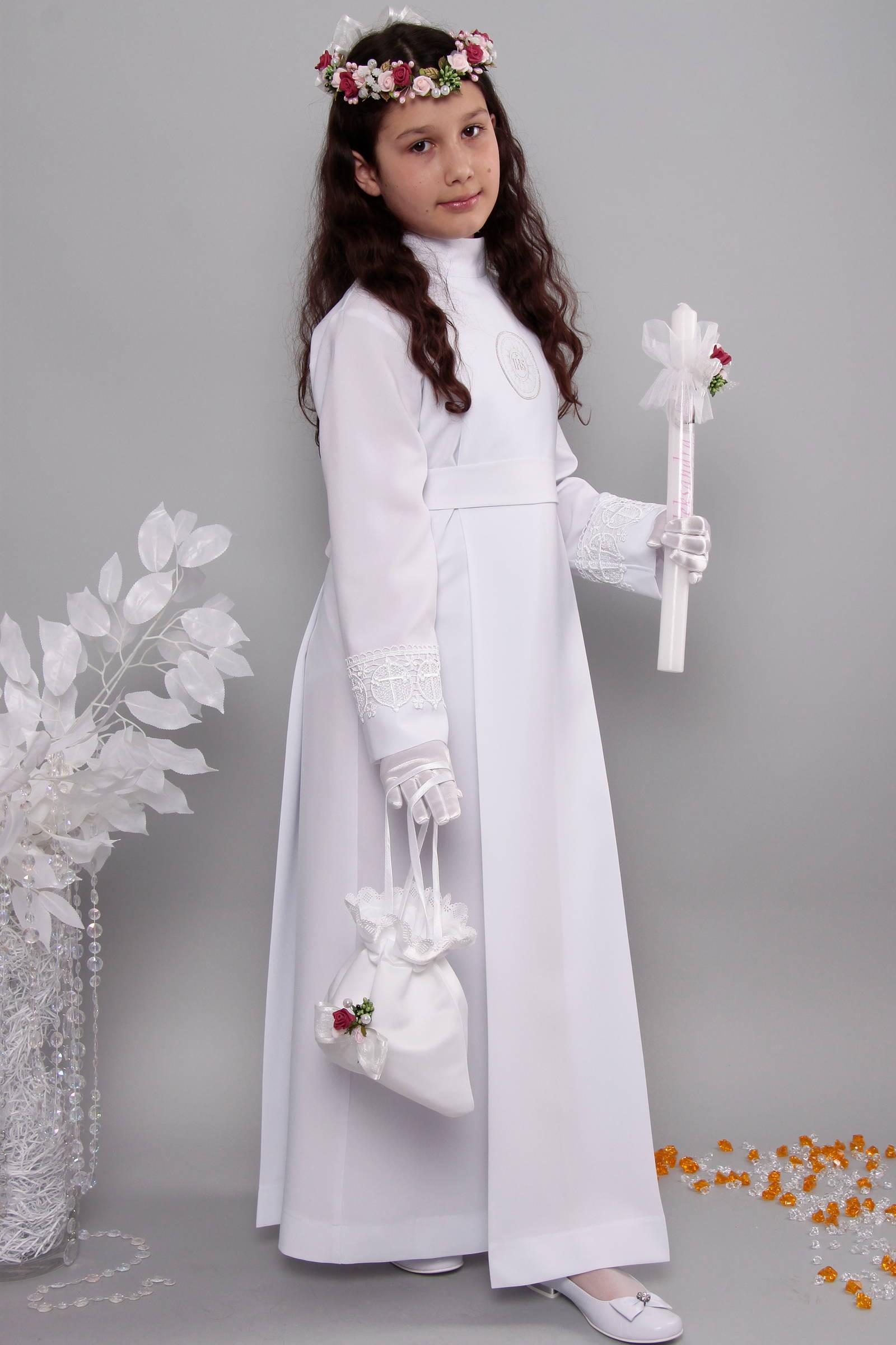 Alba komunijna z gipiurą 13a/K - z kontrafałdą - obraz 3