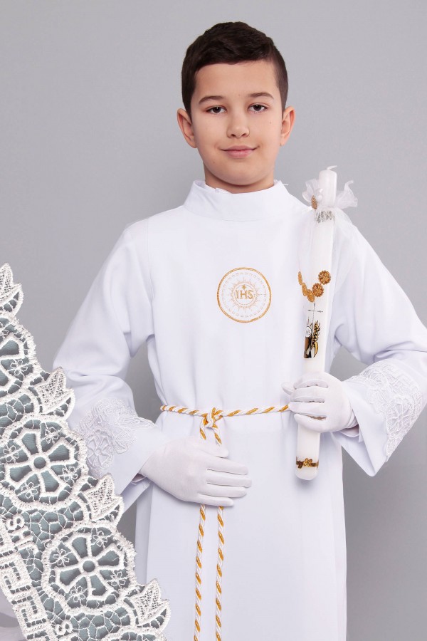 Alba komunijna z gipiurą 8/Z1 - z zakładką