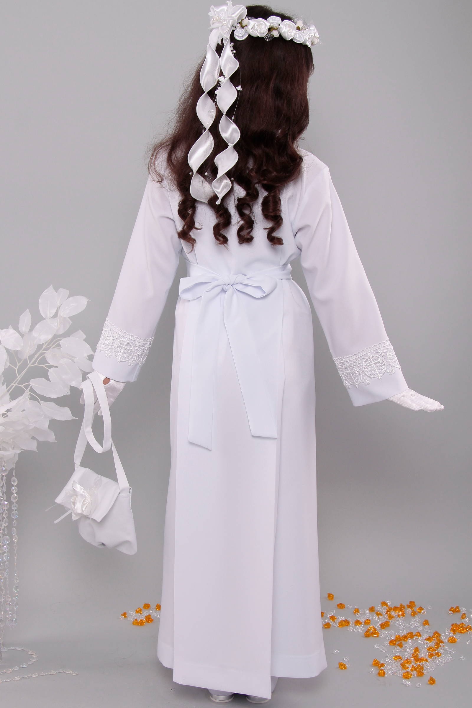 Alba komunijna z gipiurą 18a/K - z kontrafałdą - obraz 3