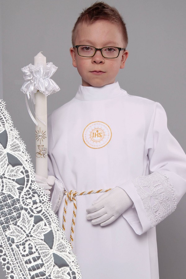 Alba komunijna z gipiurą 8/Z3 - z zakładką