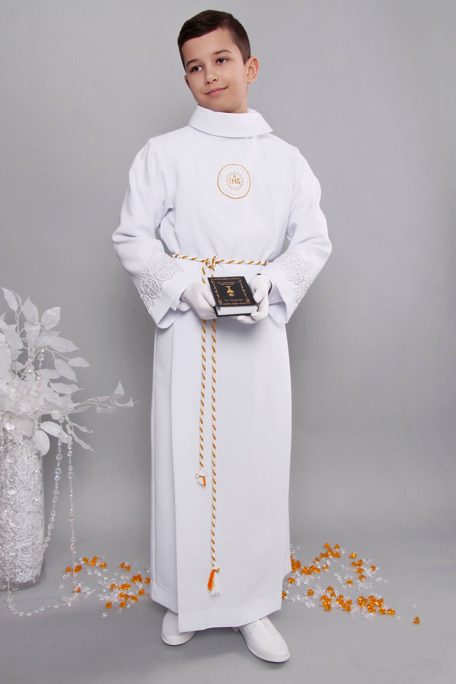 Alba komunijna z gipiurą 13/Z2 - z zakładką - obraz 2