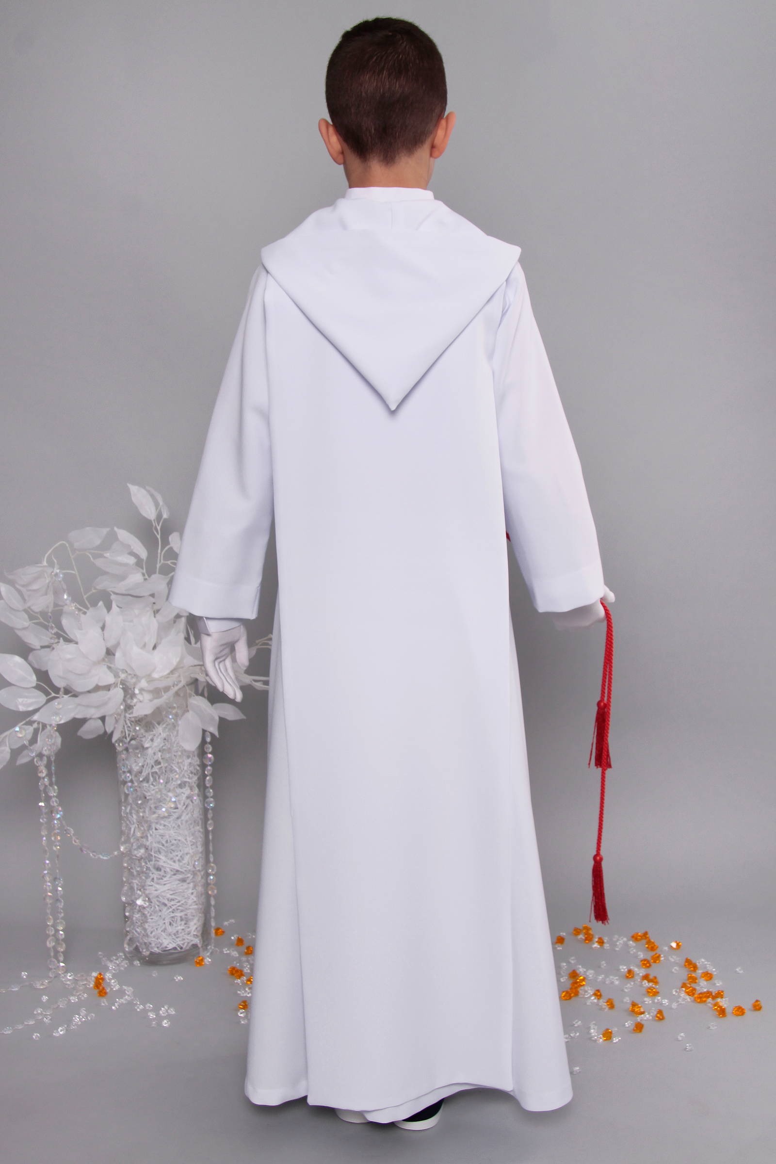 Alba komunijna 1/RH - z szkaplerzem (habitowa) - obraz 4