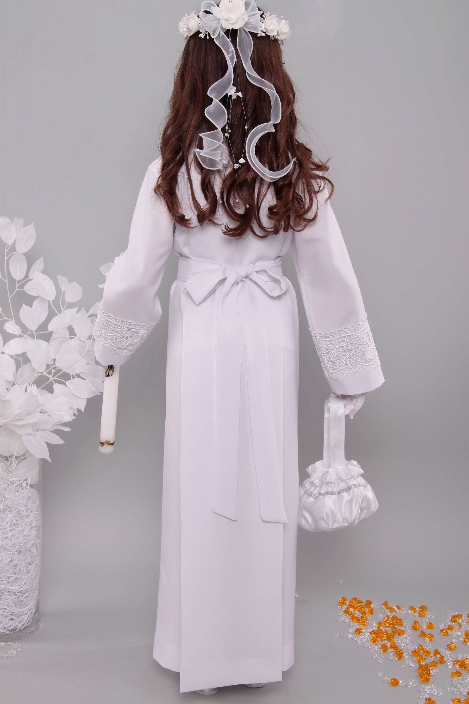 Alba komunijna z gipiurą 11a/K - z kontrafałdą - obraz 4