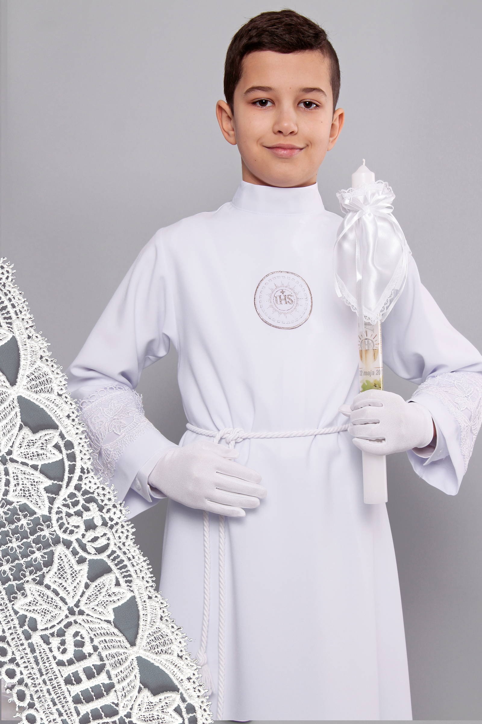 Alba komunijna z gipiurą 14/R3 - rozszerzana - obraz 0