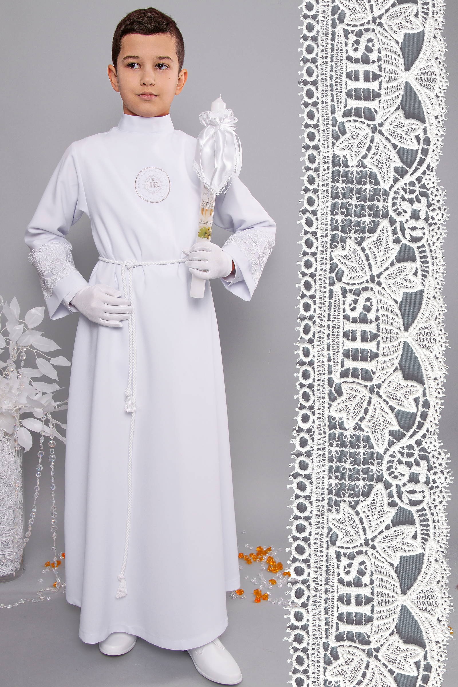 Alba komunijna z gipiurą 14/R3 - rozszerzana - obraz 1