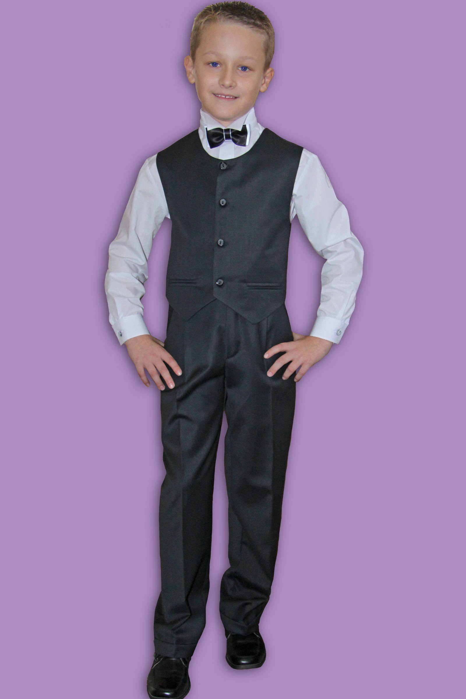 Garnitur komunijny GR/10 czarny - obraz 0