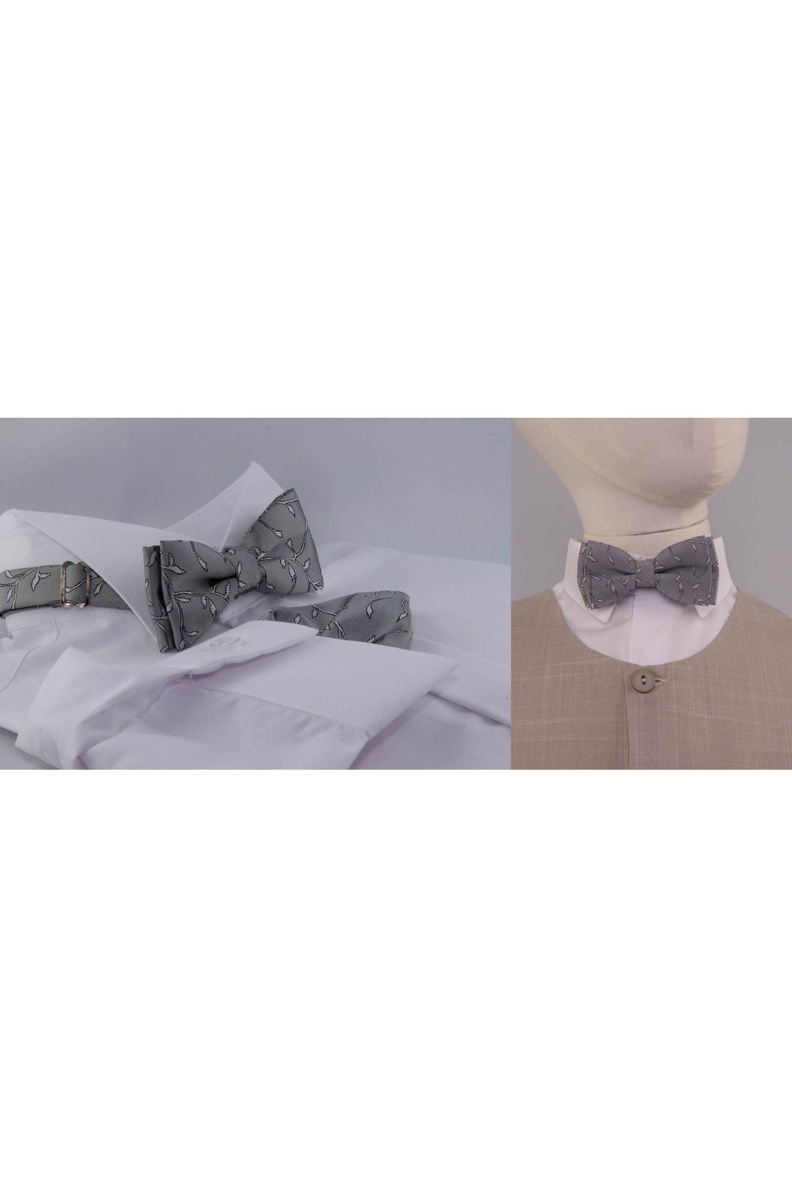 Muszka komunijna MGR grafitowa - obraz 2