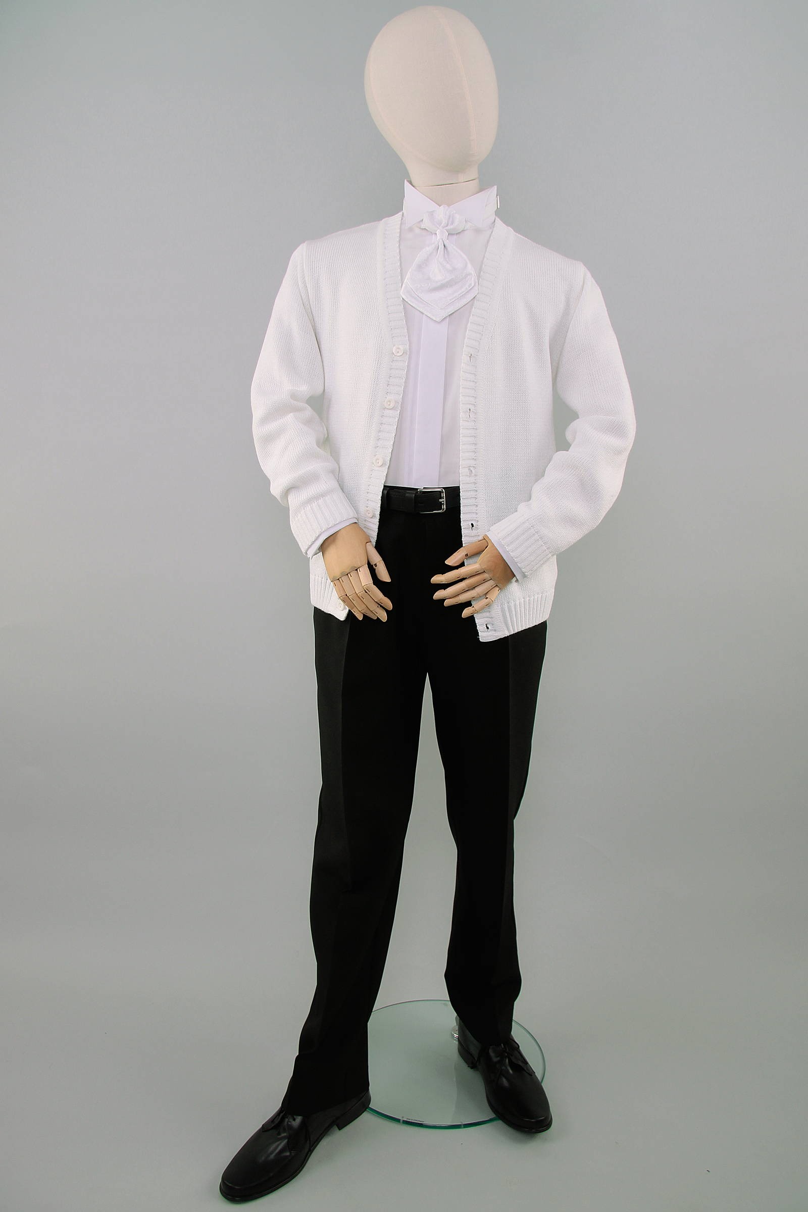 Musznik komunijny MKb-biały - obraz 1