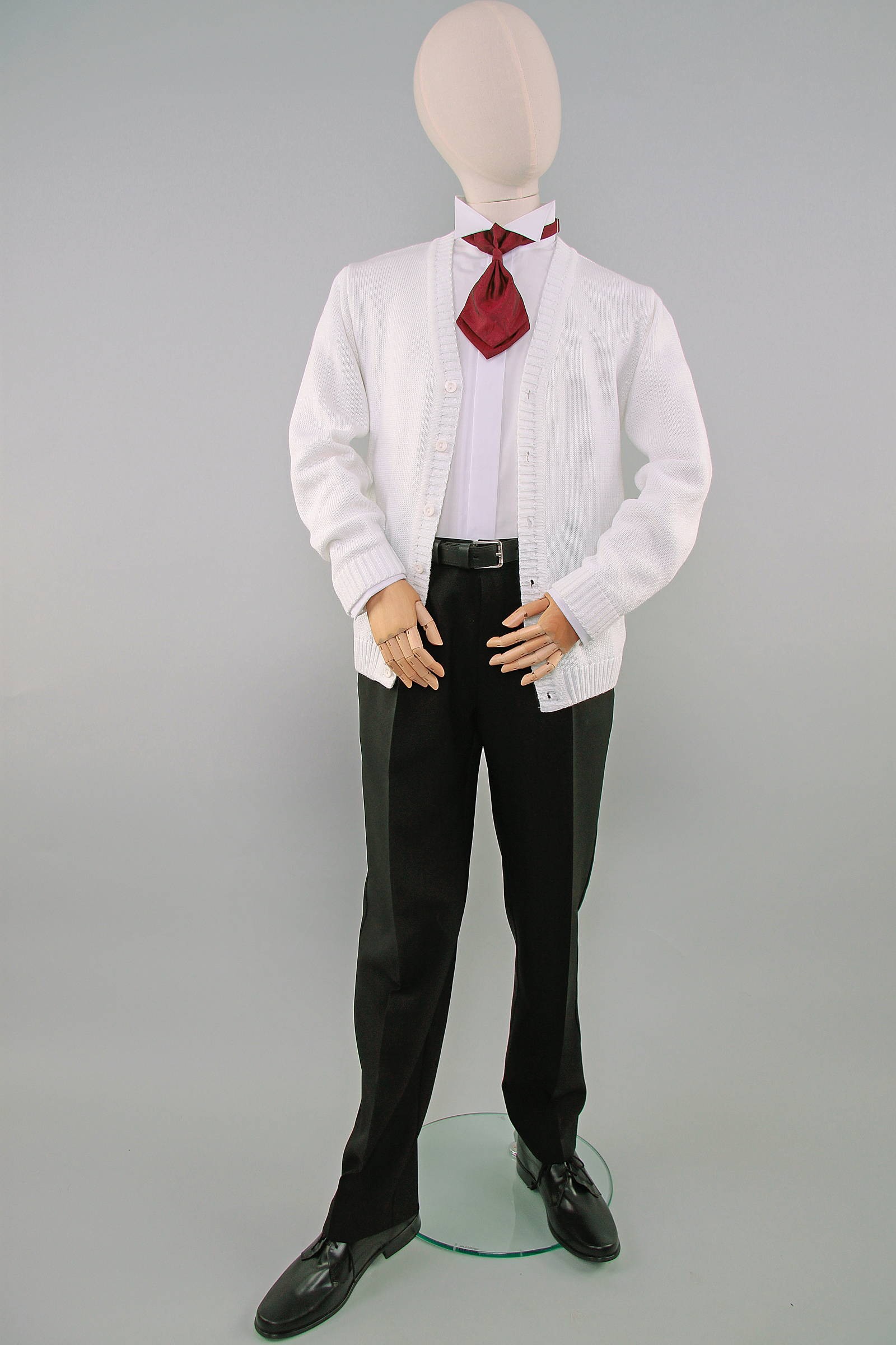 Musznik komunijny MKbr-bordowy - obraz 1