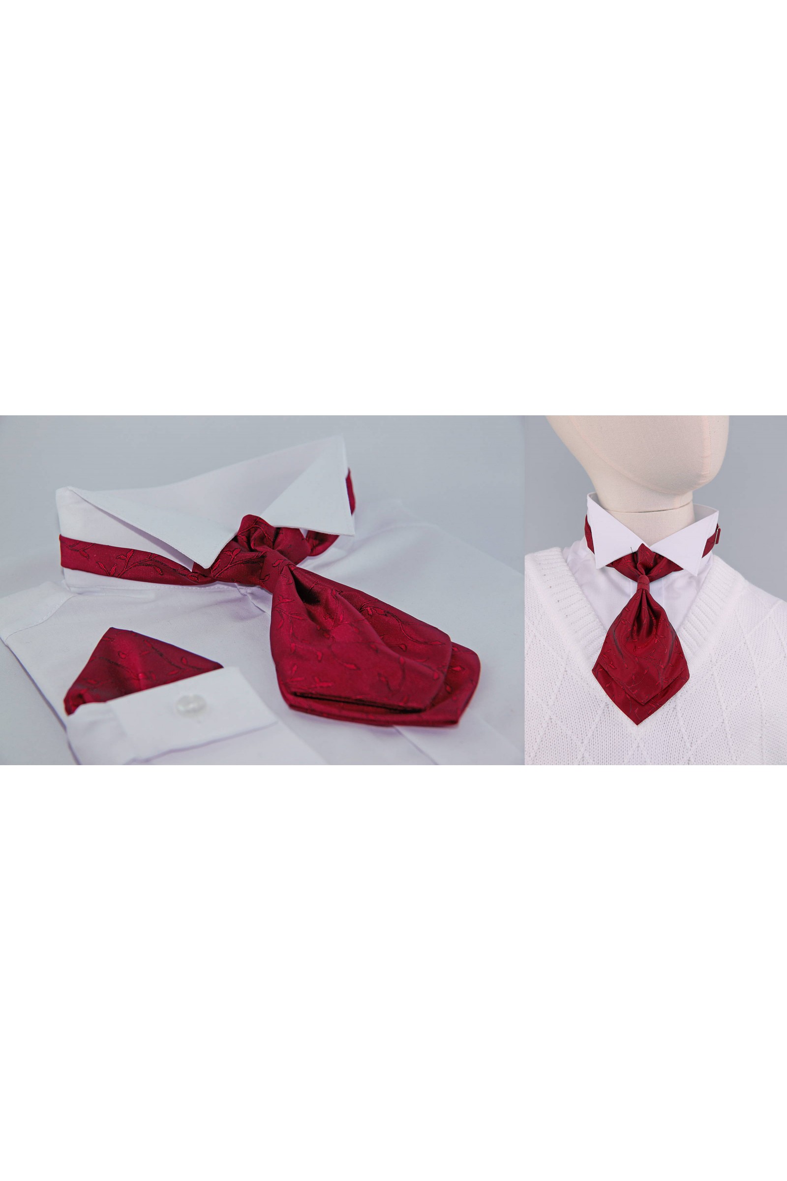 Musznik komunijny MKbr-bordowy - obraz 3