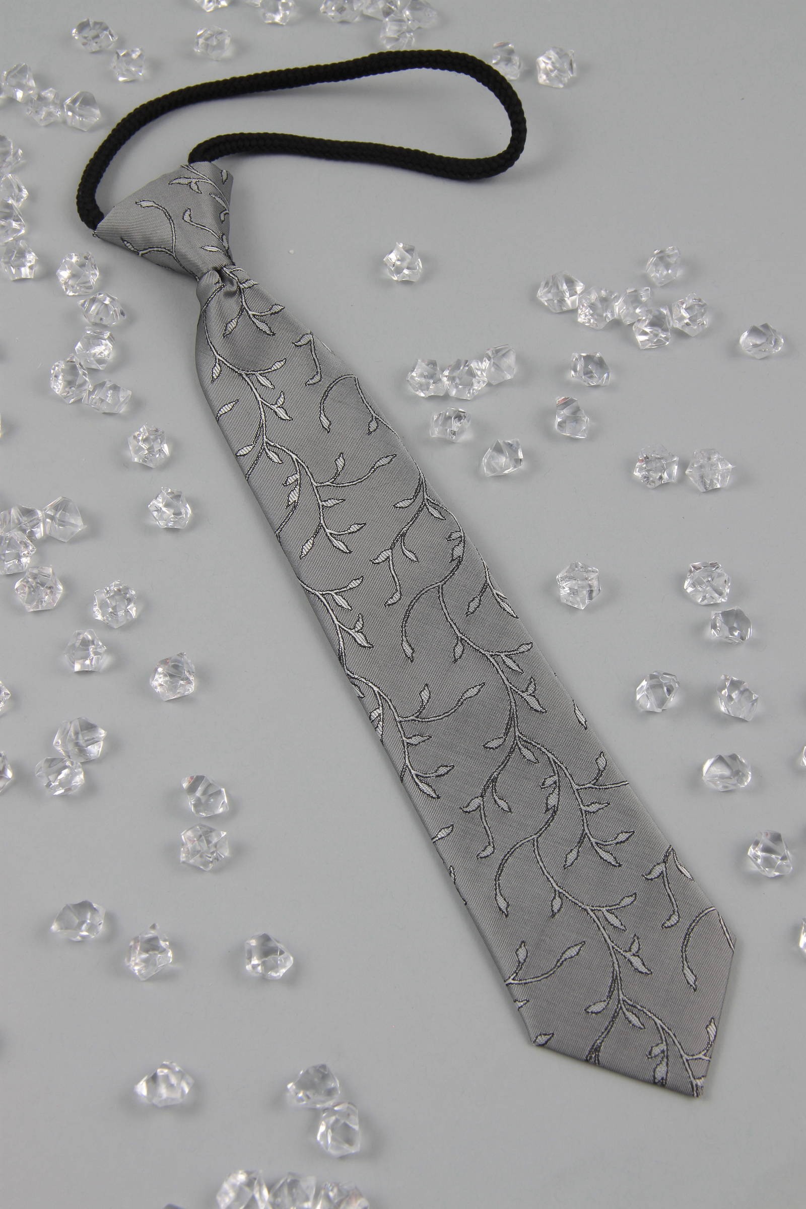 Krawat komunijny Kgr-grafitowy - obraz 1