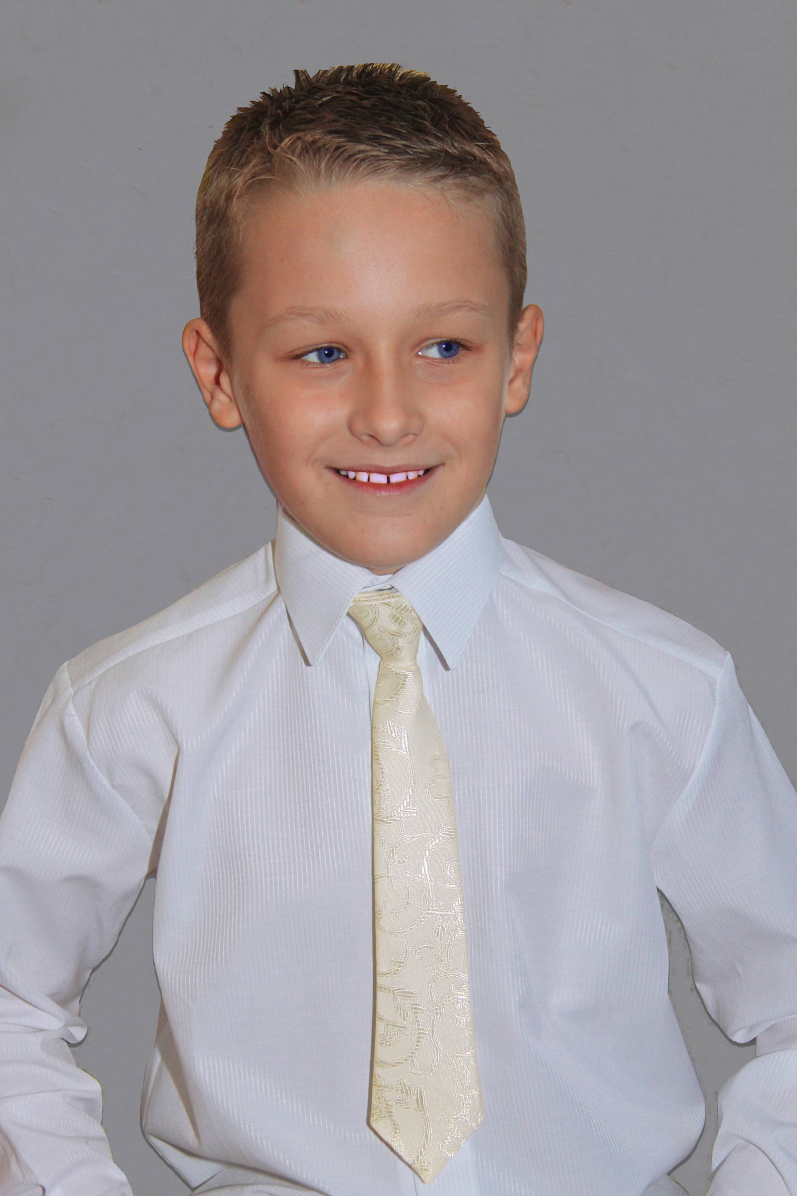 Krawat komunijny Kw-waniliowy - obraz 0