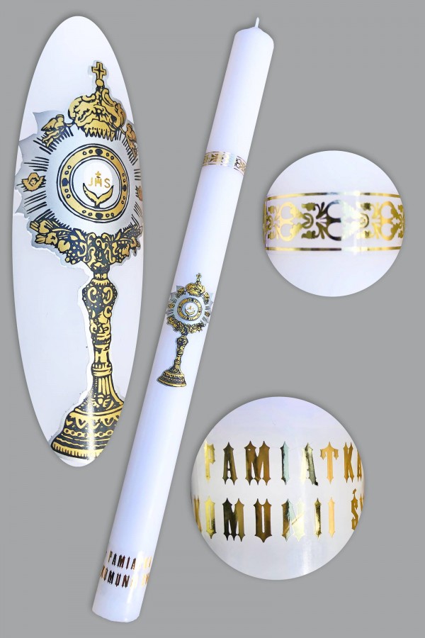 Świeca komunijna KN4