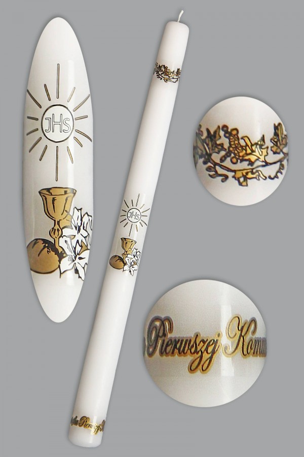 Świeca komunijna KN8a