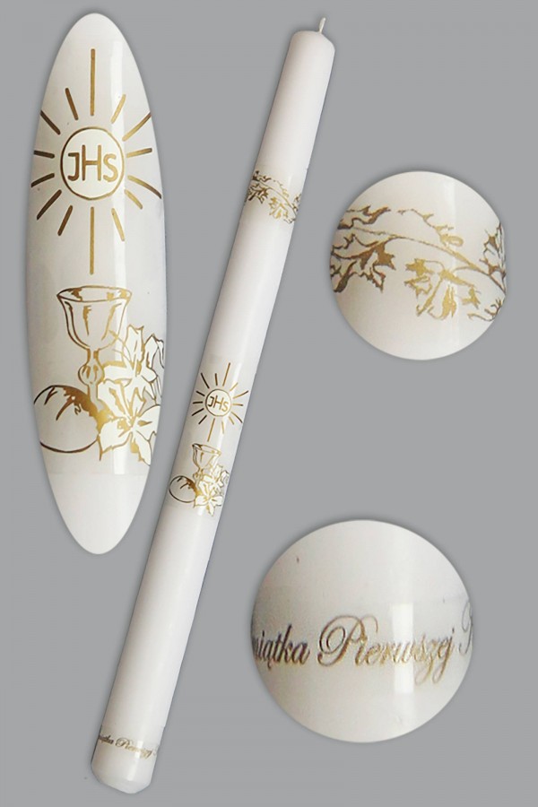 Świeca komunijna KN8b