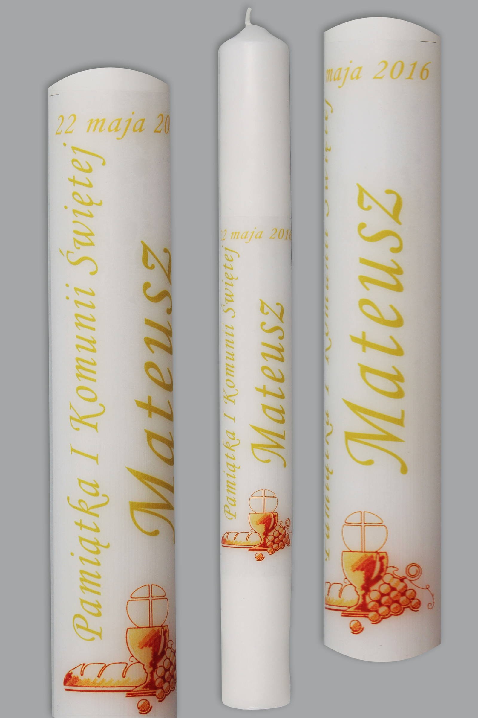 Świeca komunijna do personalizacji KN1a/ch - obraz 0