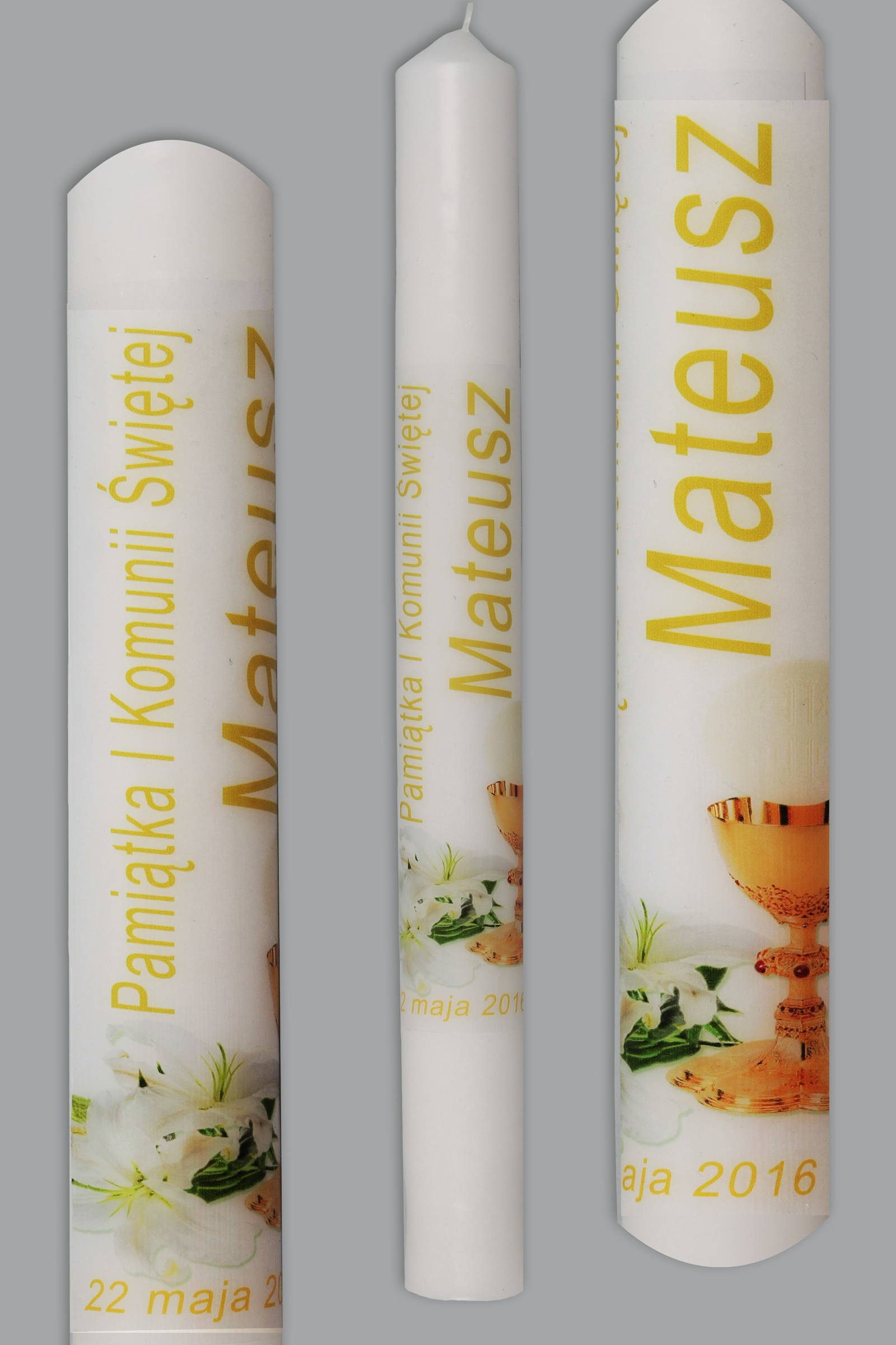 Świeca komunijna do personalizacji KN1b/ch - obraz 0