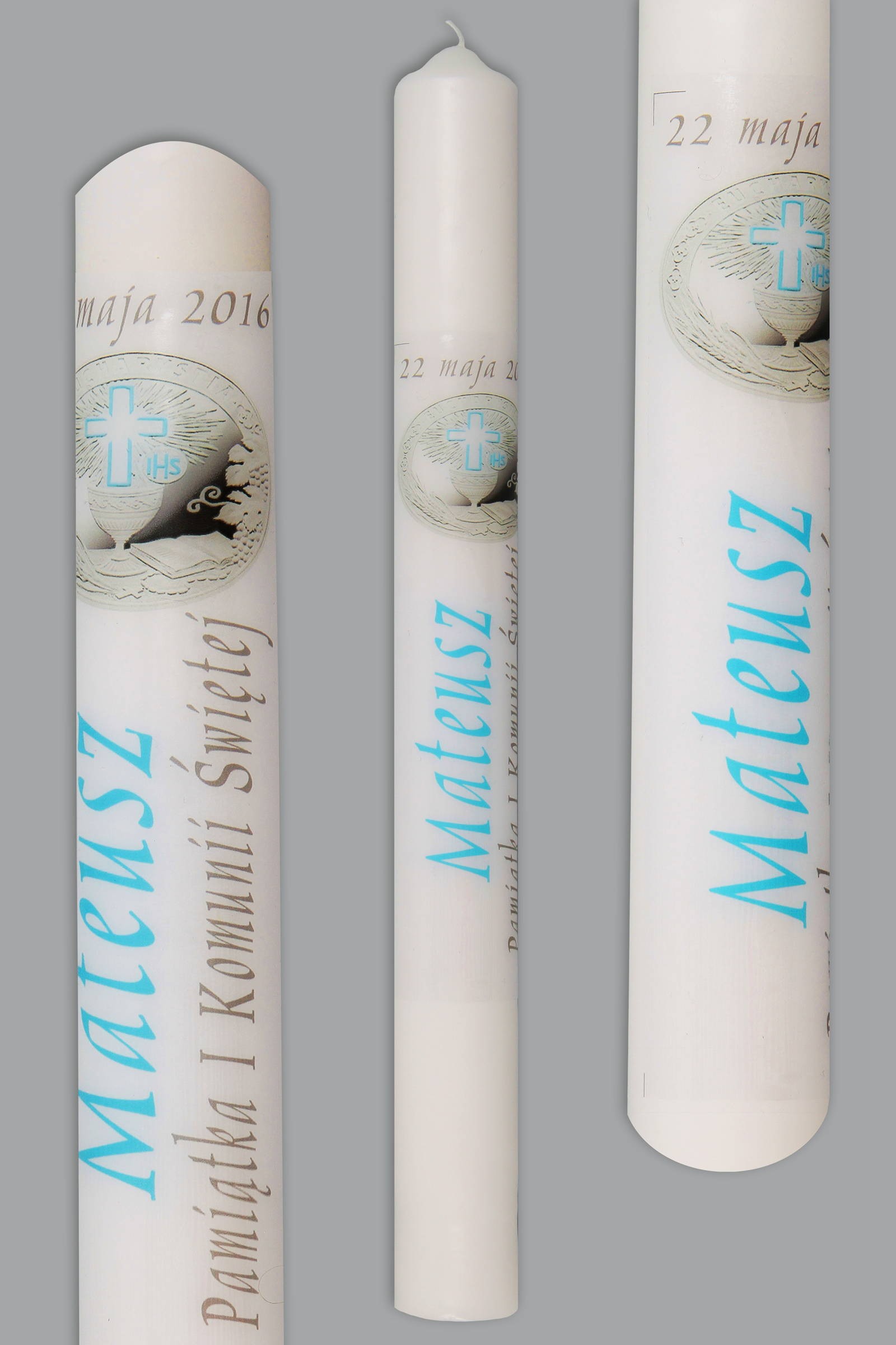 Świeca komunijna do personalizacji KN1c/ch - obraz 0