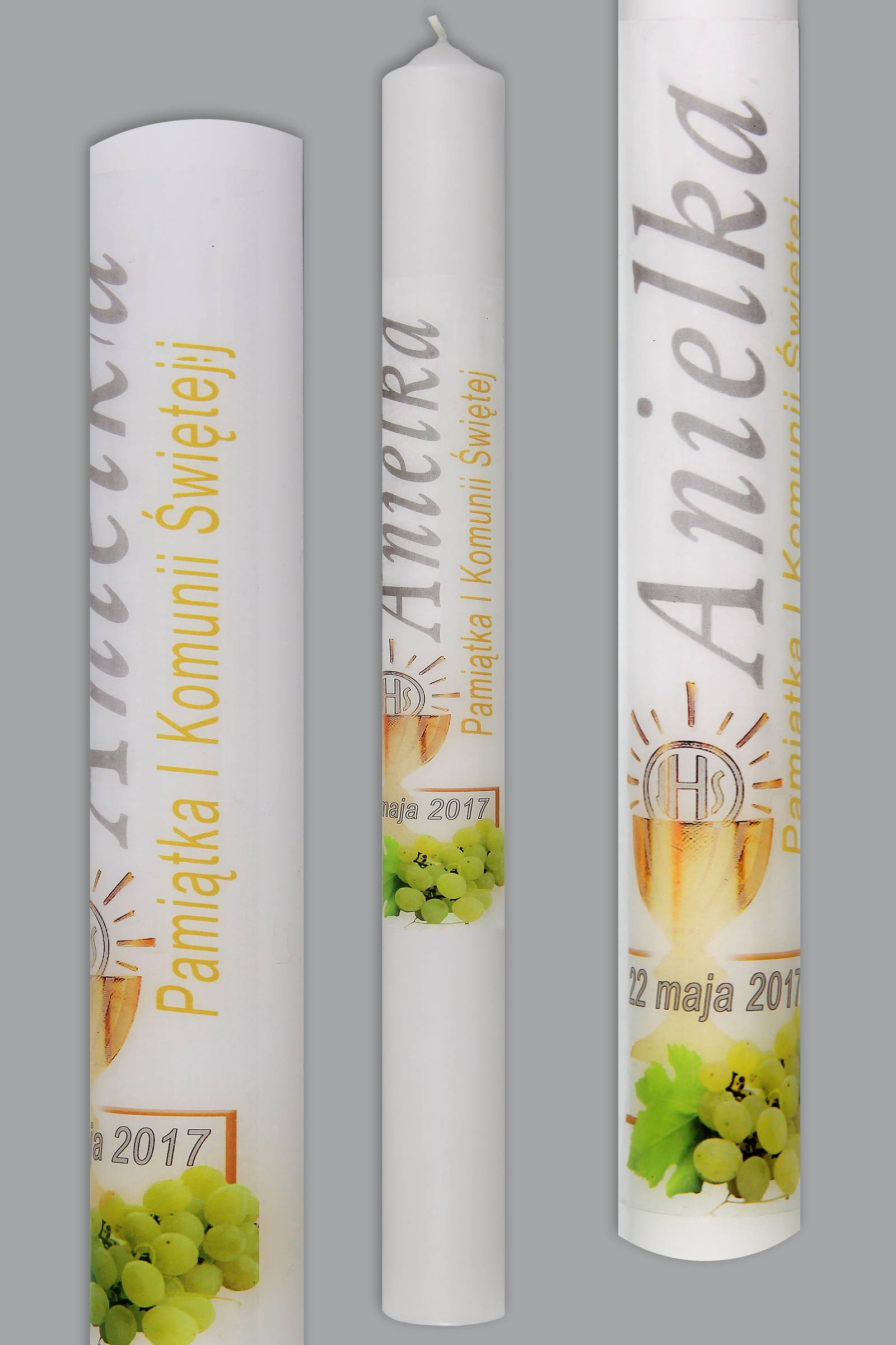 Świeca komunijna do personalizacji KN1d/dz - obraz 0