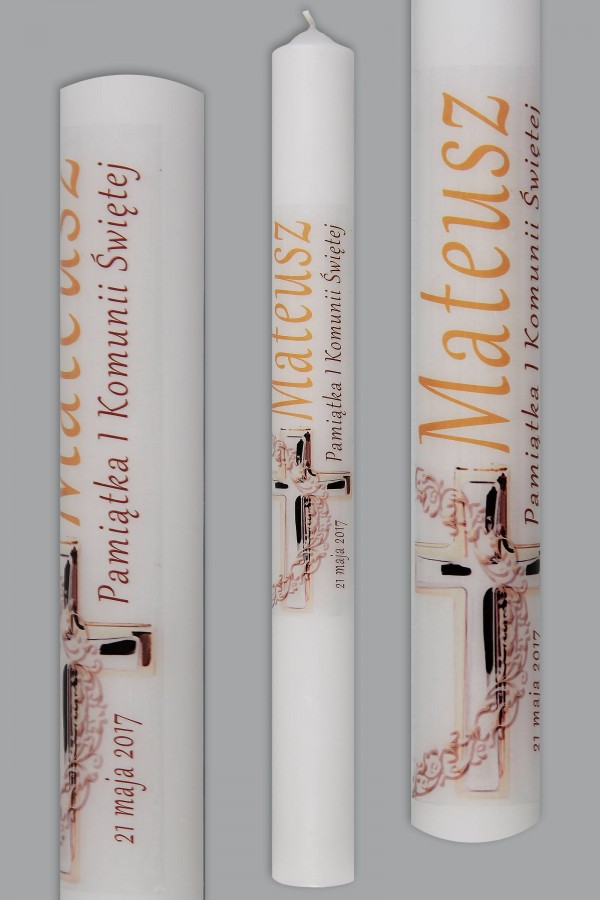 Świeca komunijna do personalizacji KN1e/ch
