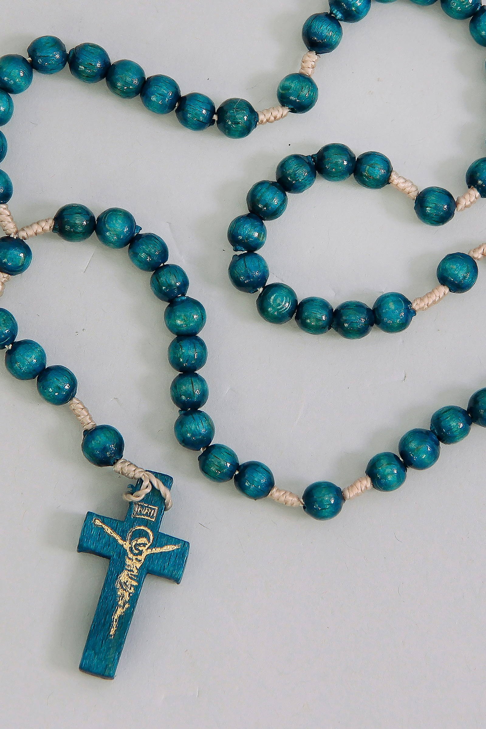 Różaniec komunijny - drewniany DN2 - obraz 0