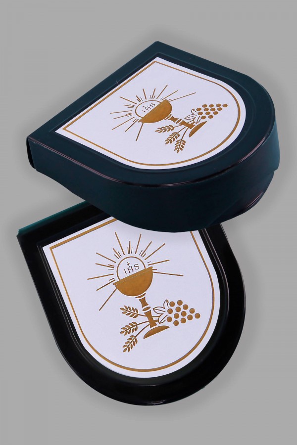 Pudełko komunijne na różaniec podkowa PP/c