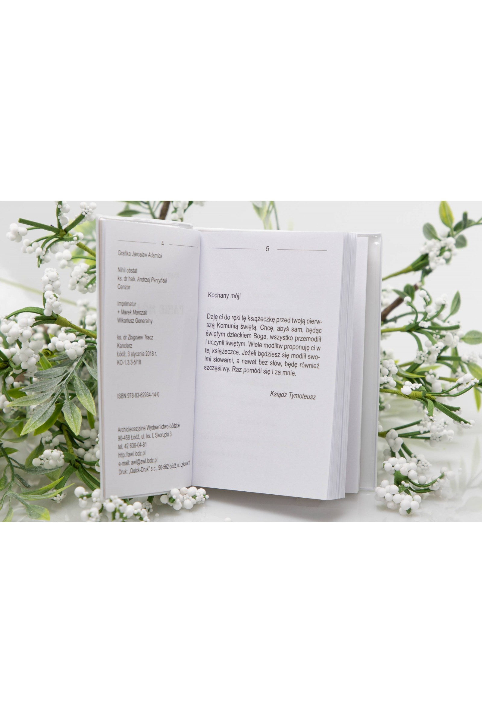 Książeczka komunijna MPK 1/biała - obraz 4