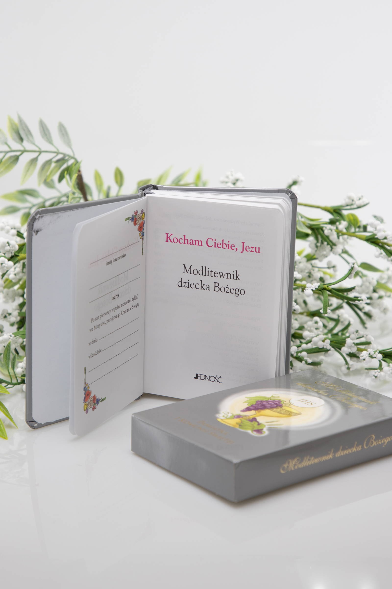 Książeczka komunijna MPK 7/szara - obraz 1