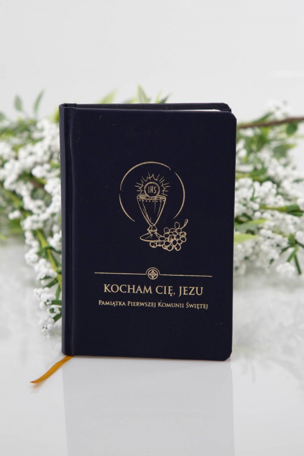Książeczka komunijna MPK 9/ciemno granatowa