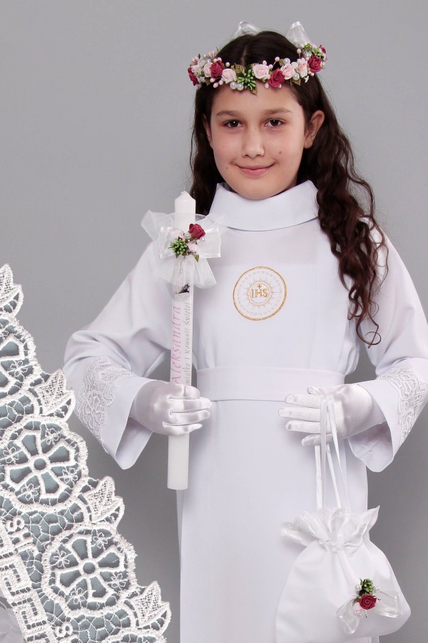 Alba komunijna z gipiurą 13a/Z1 - z zakładką