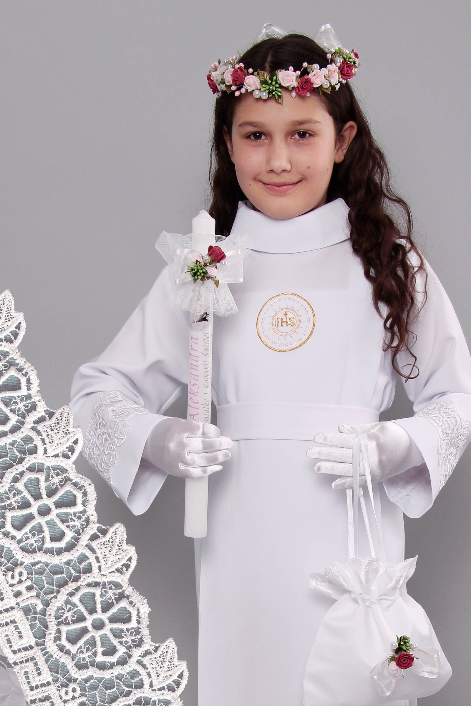 Alba komunijna z gipiurą 13a/Z1 - z zakładką - obraz 0