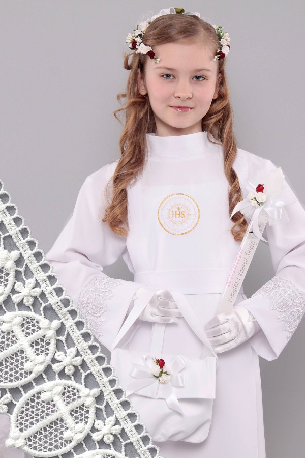 Alba komunijna z gipiurą 8a/Z2 - z zakładką