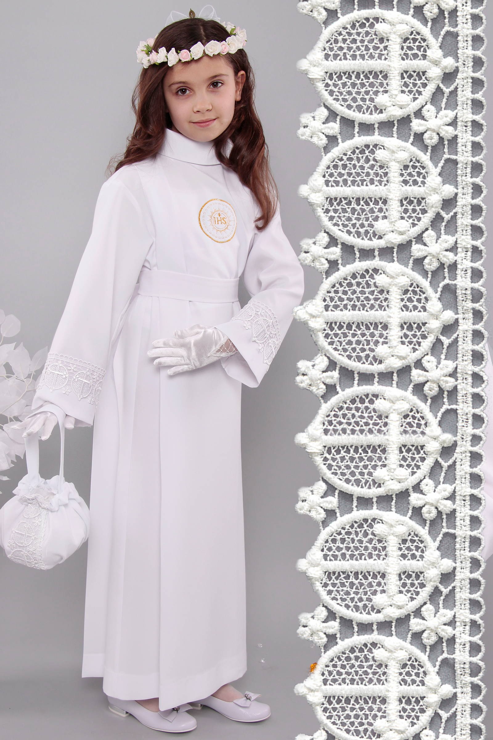 Alba komunijna z gipiurą 13a/Z2 - z zakładką - obraz 1