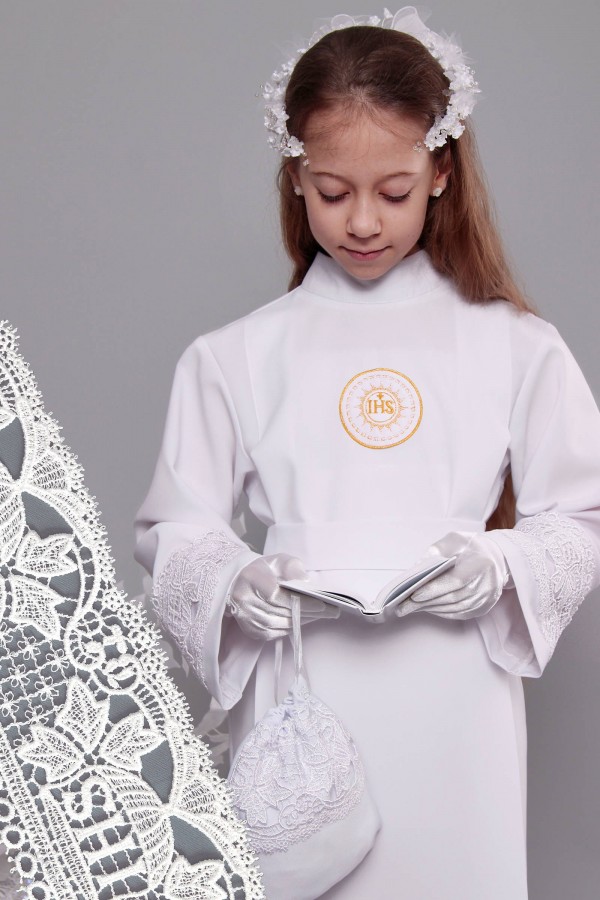 Alba komunijna z gipiurą 8a/Z3 - z zakładką