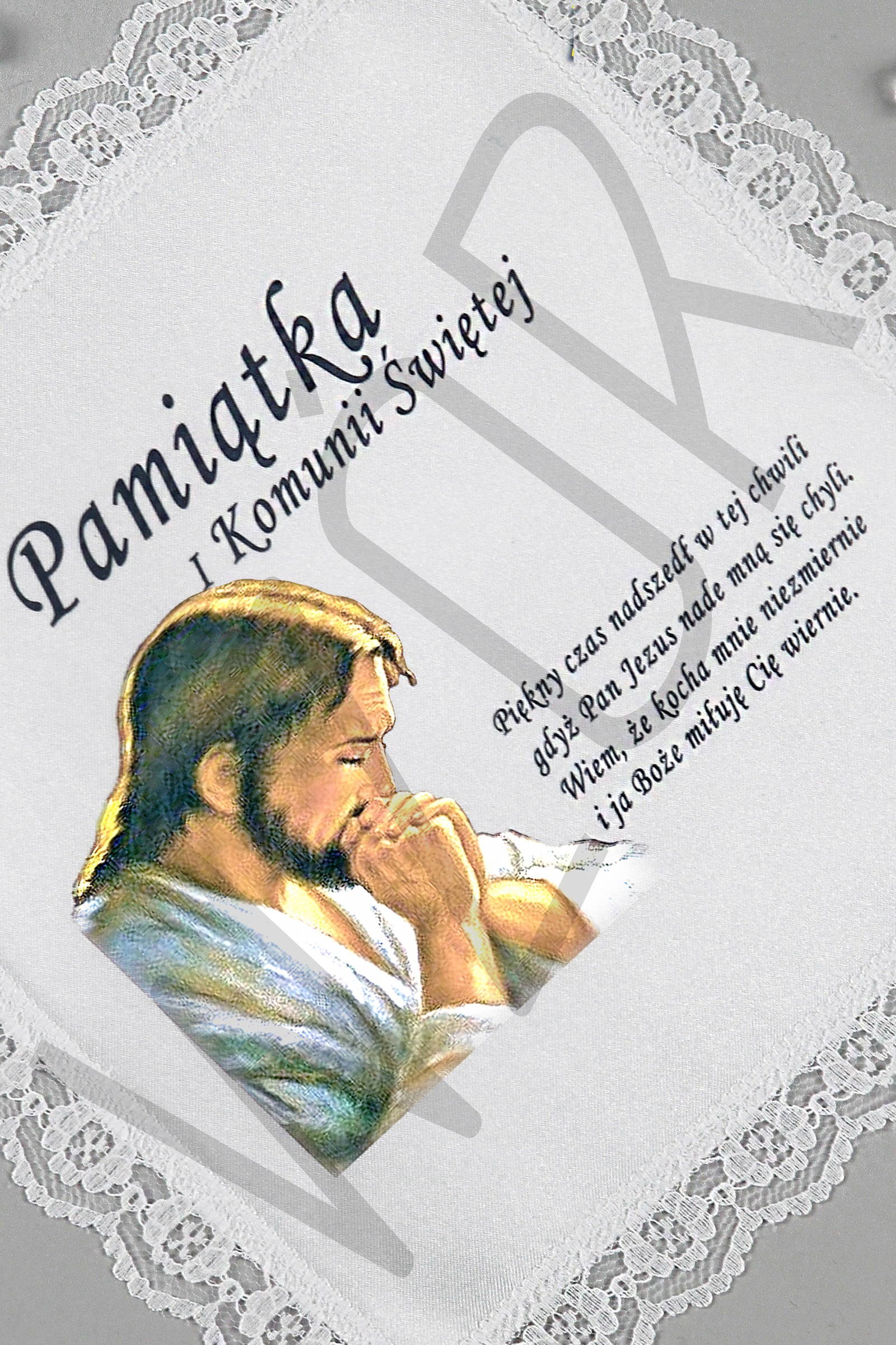 Chusteczka komunijna z grafiką CHG 3 - obraz 0