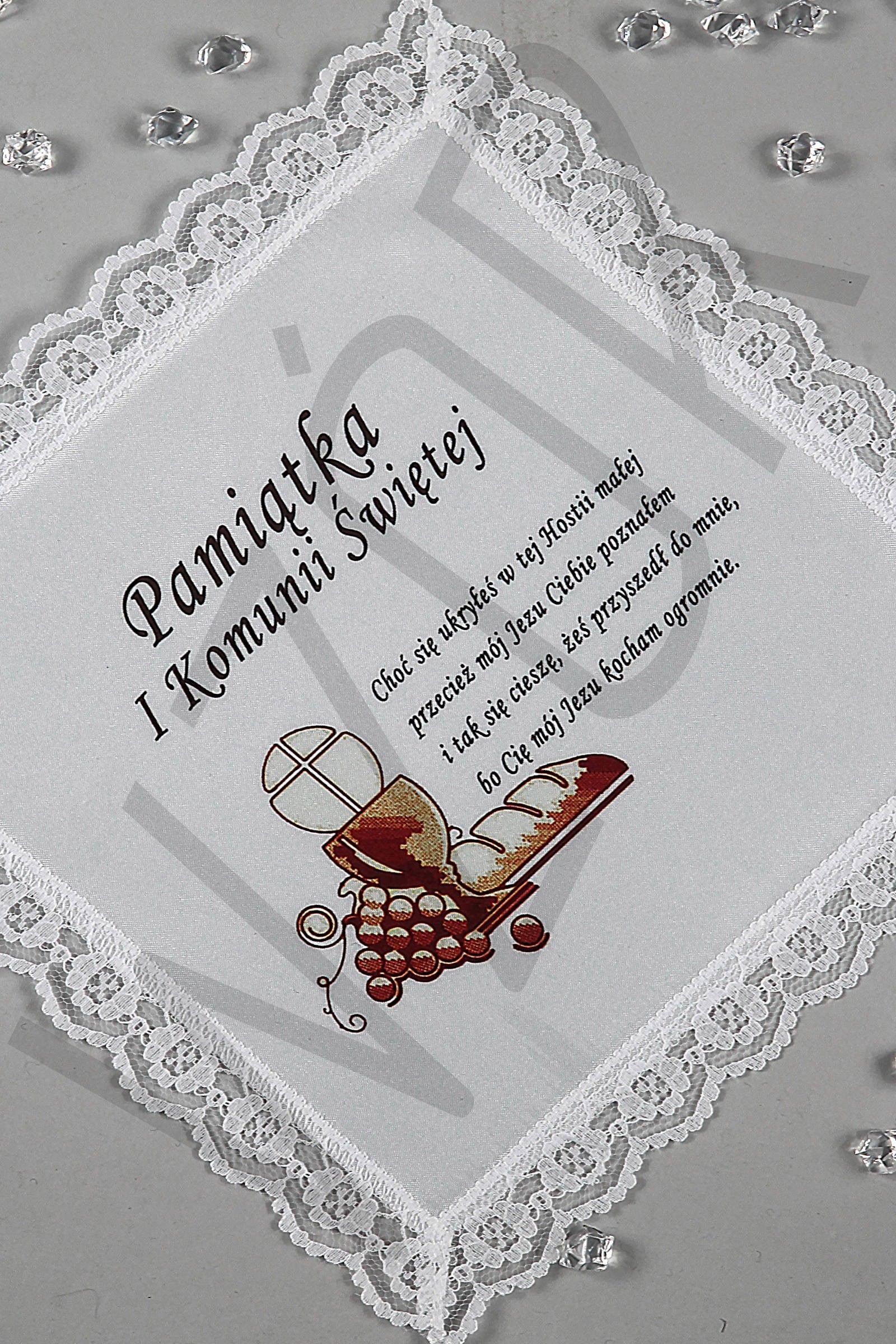 Chusteczka komunijna z grafiką CHG 4 - obraz 0