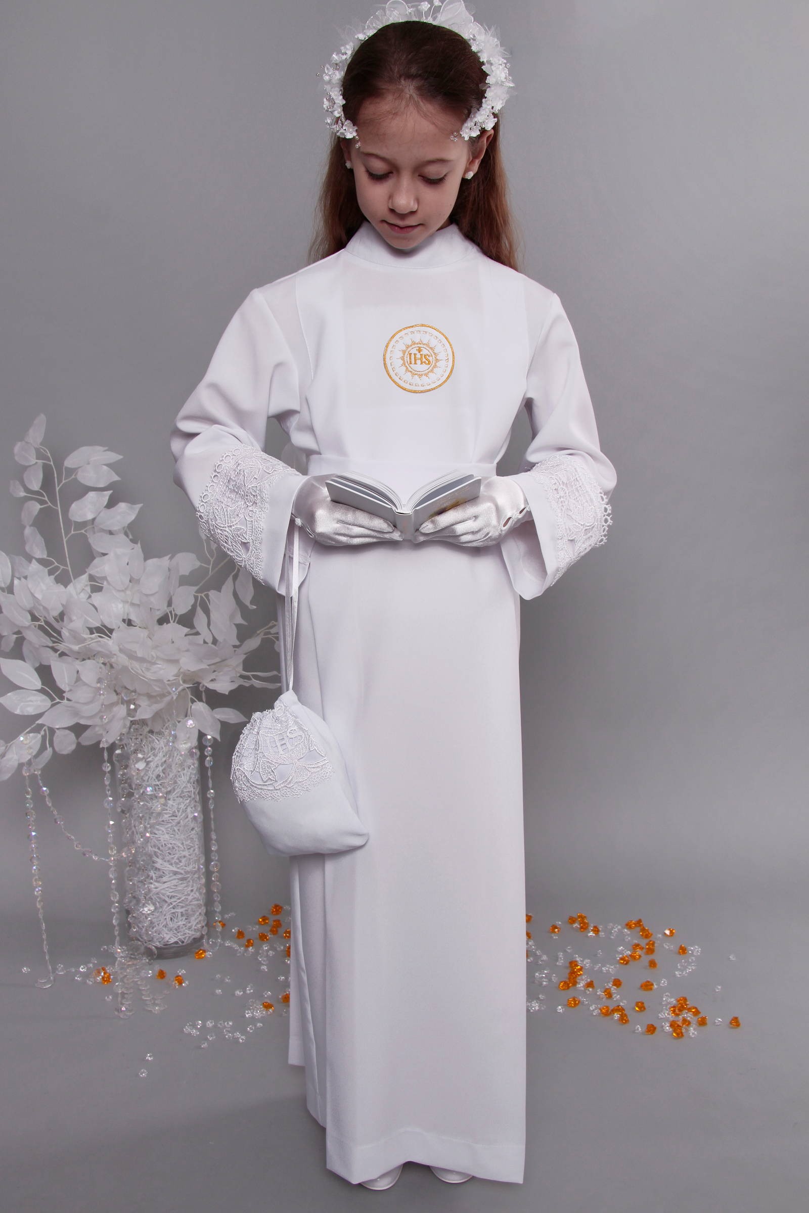 Alba komunijna z gipiurą 8a/Z3 - z zakładką - obraz 2