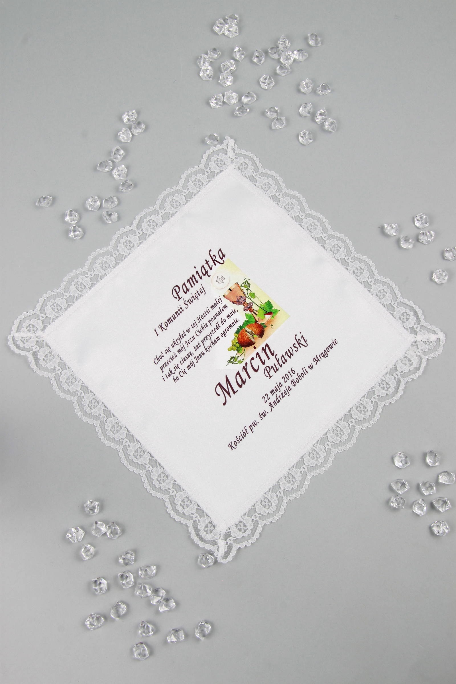 Chusteczka komunijna z grafiką personalizowana CHGI 5 - obraz 1