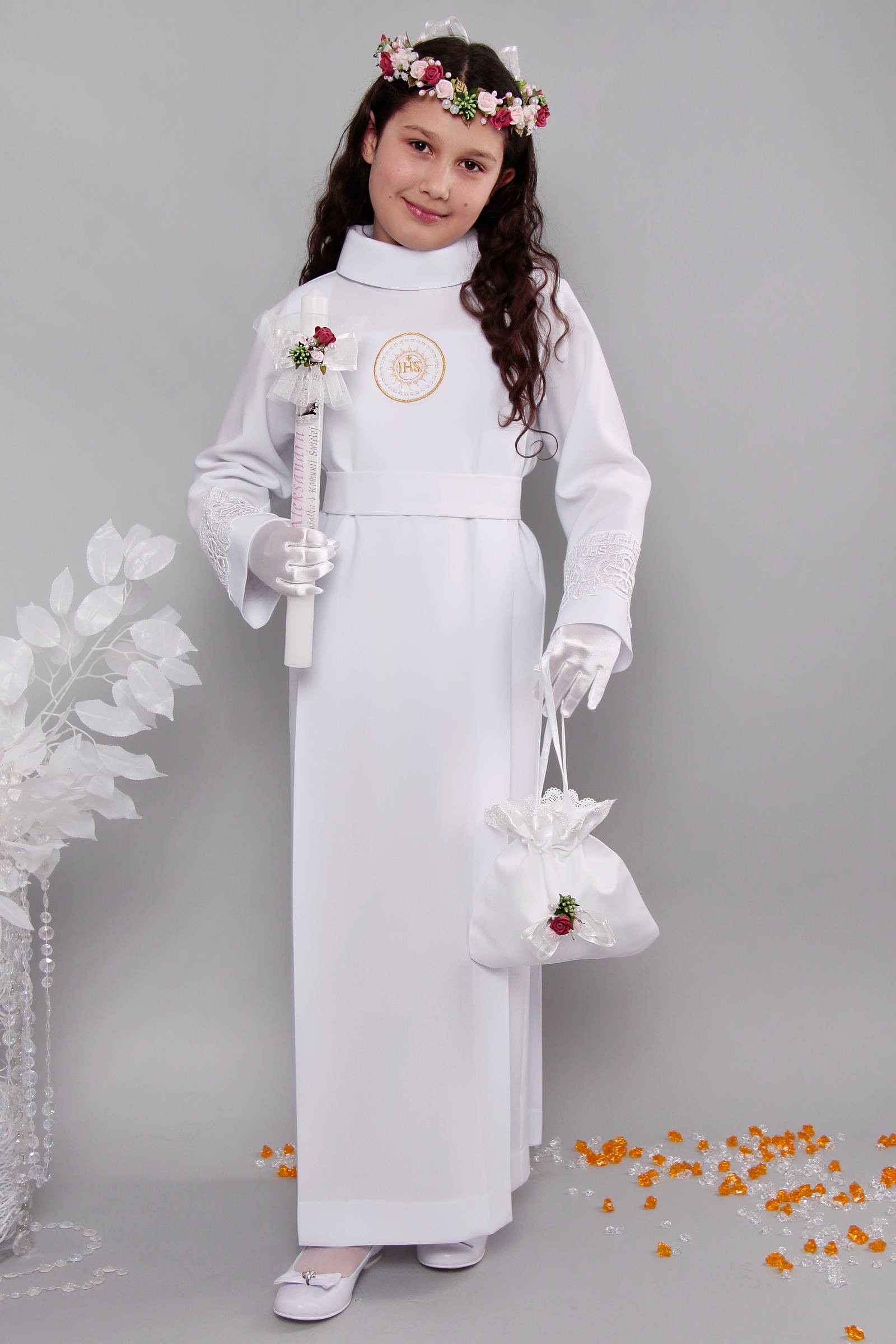 Alba komunijna z gipiurą 13a/Z1 - z zakładką - obraz 2