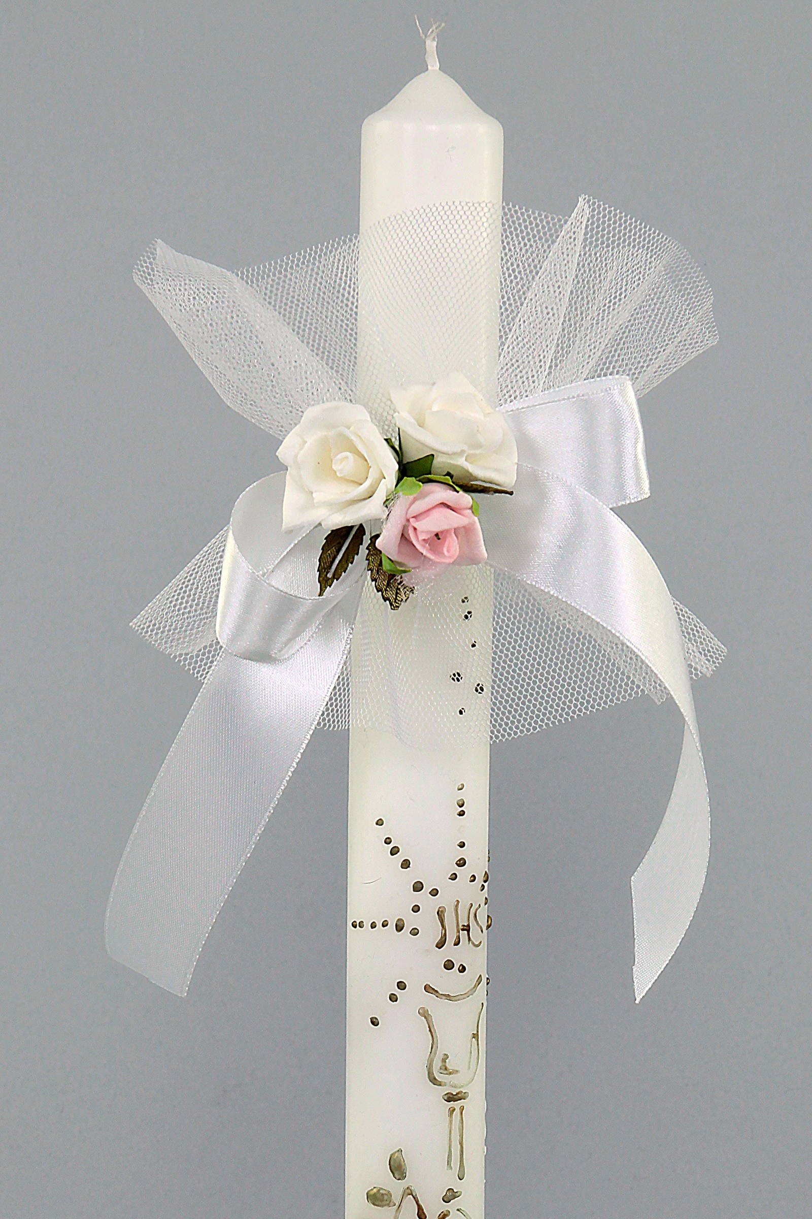 Okapnik komunijny z bukietem Op14 - obraz 0