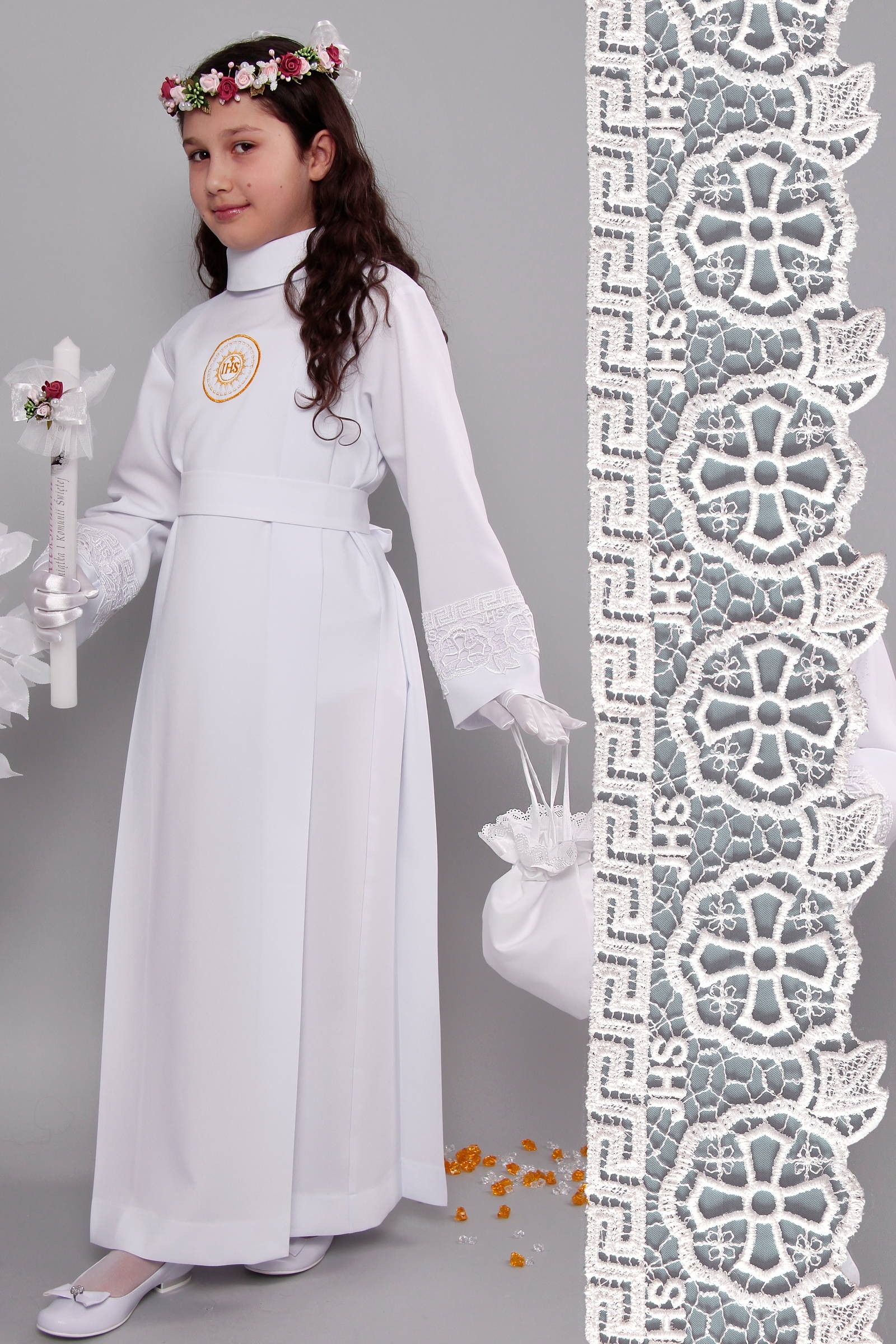 Alba komunijna z gipiurą 13a/Z1 - z zakładką - obraz 1