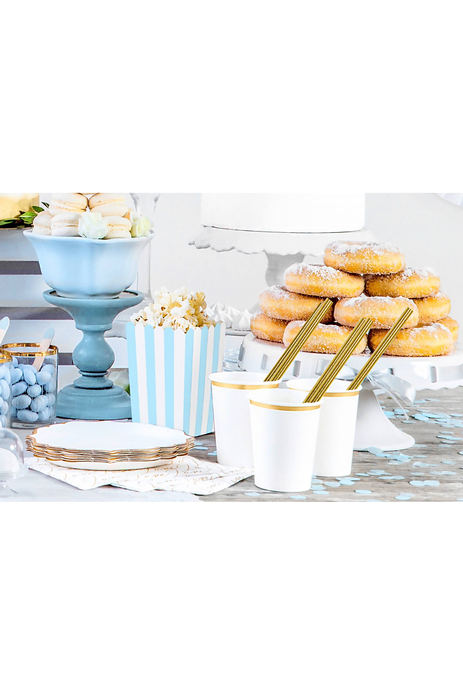 Dekoracje komunijne - kubeczki ze złotem - obraz 4