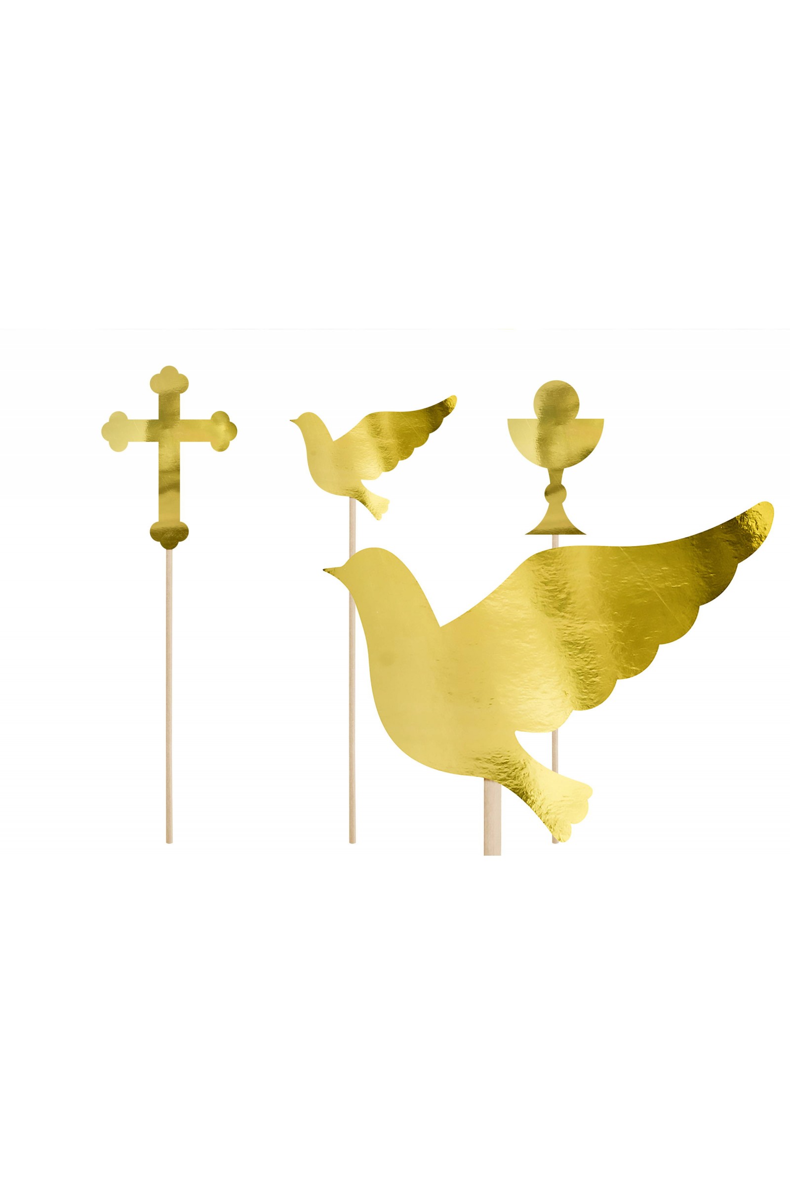 Dekoracje komunijne - większe symbole - komplet - obraz 1