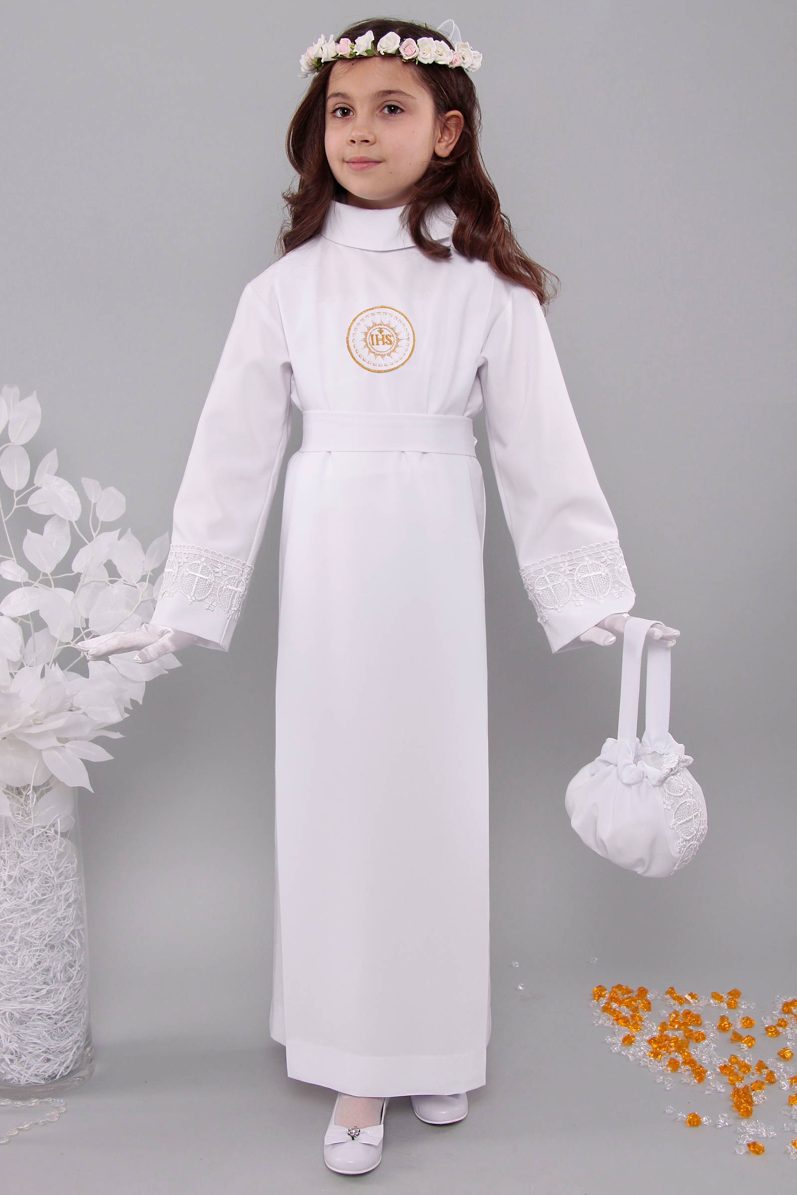 Alba komunijna z gipiurą 13a/Z2 - z zakładką - obraz 3