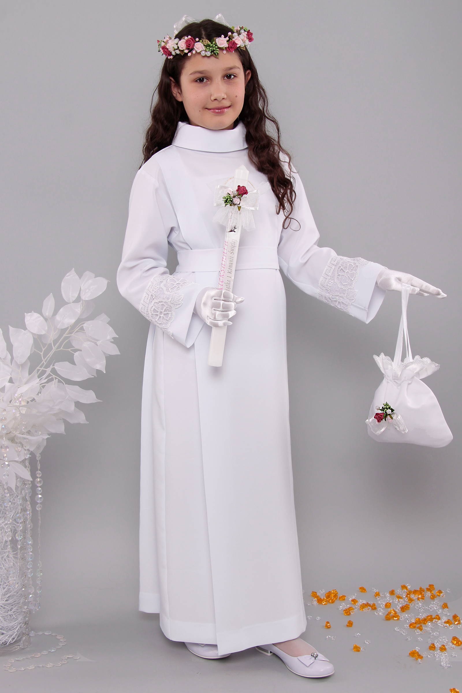 Alba komunijna z gipiurą 13a/Z1 - z zakładką - obraz 3