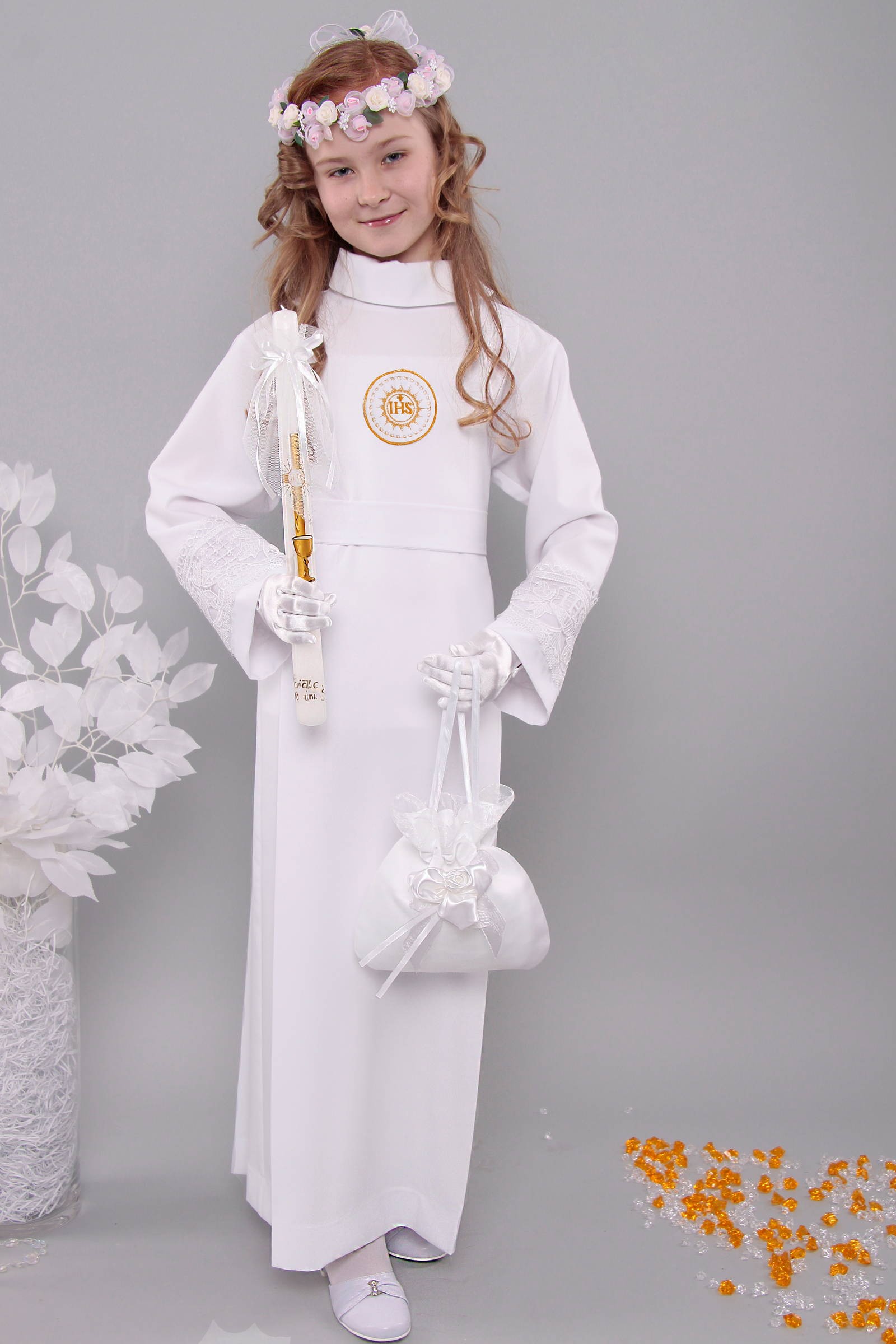 Alba komunijna z gipiurą 13a/Z3 - z zakładką - obraz 2